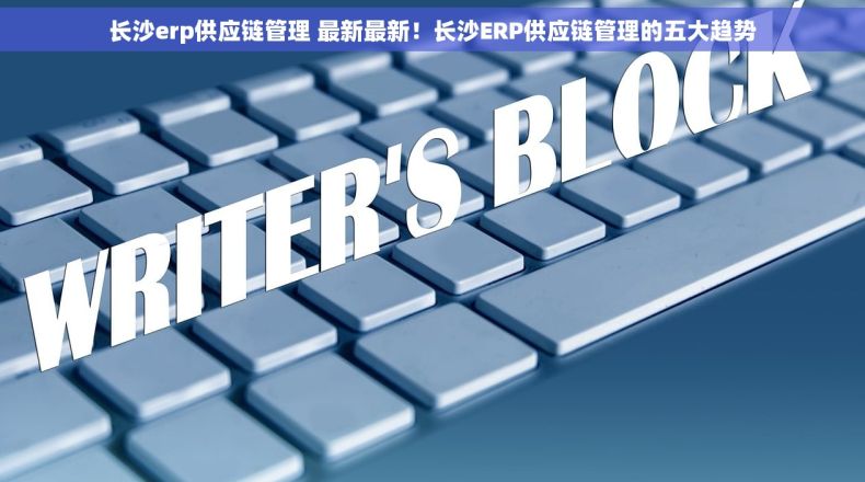 长沙erp供应链管理 最新最新！长沙ERP供应链管理的五大趋势