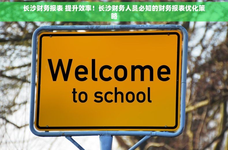 长沙财务报表 提升效率！长沙财务人员必知的财务报表优化策略