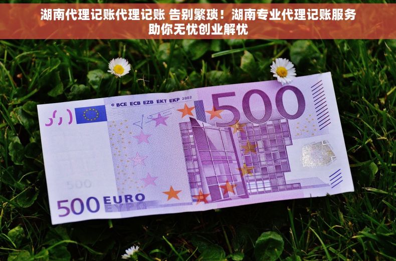 湖南代理记账代理记账 告别繁琐！湖南专业代理记账服务助你无忧创业解忧