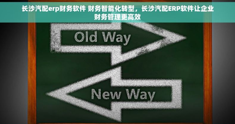 长沙汽配erp财务软件 财务智能化转型，长沙汽配ERP软件让企业财务管理更高效
