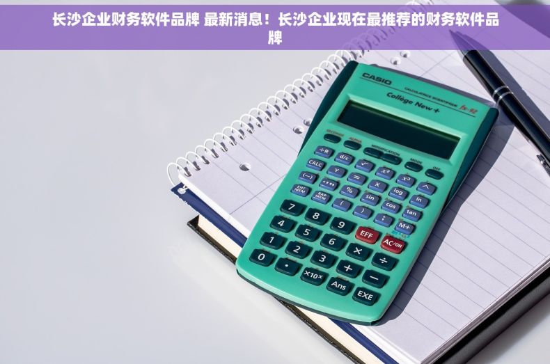 长沙企业财务软件品牌 最新消息！长沙企业现在最推荐的财务软件品牌