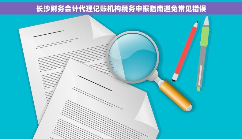 长沙财务会计代理记账机构税务申报指南避免常见错误