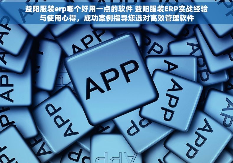 益阳服装erp哪个好用一点的软件 益阳服装ERP实战经验与使用心得，成功案例指导您选对高效管理软件