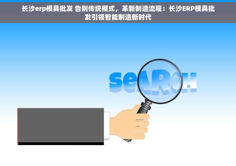 长沙erp模具批发 告别传统模式，革新制造流程：长沙ERP模具批发引领智能制造新时代