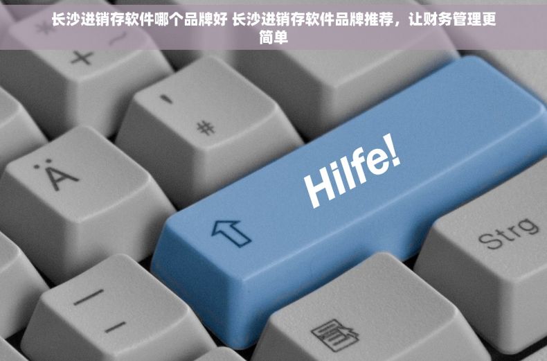 长沙进销存软件哪个品牌好 长沙进销存软件品牌推荐，让财务管理更简单
