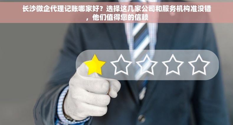 长沙微企代理记账哪家好？选择这几家公司和服务机构准没错，他们值得您的信赖