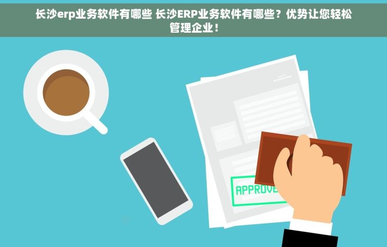 长沙erp业务软件有哪些 长沙ERP业务软件有哪些？优势让您轻松管理企业！