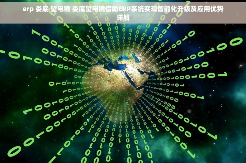 erp 娄底 望电镜 娄底望电镜借助ERP系统实现智能化升级及应用优势详解