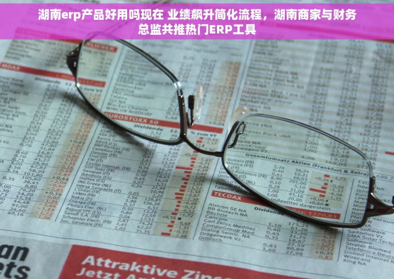 湖南erp产品好用吗现在 业绩飙升简化流程，湖南商家与财务总监共推热门ERP工具