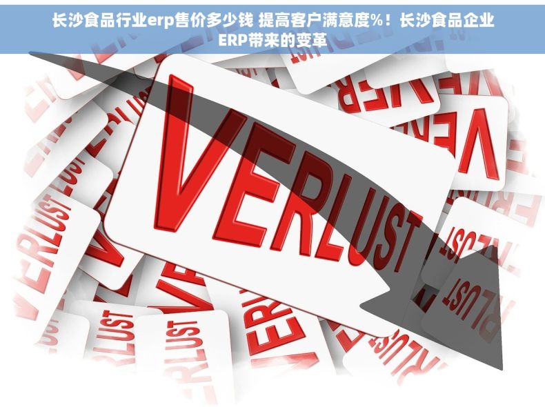 长沙食品行业erp售价多少钱 提高客户满意度%！长沙食品企业ERP带来的变革