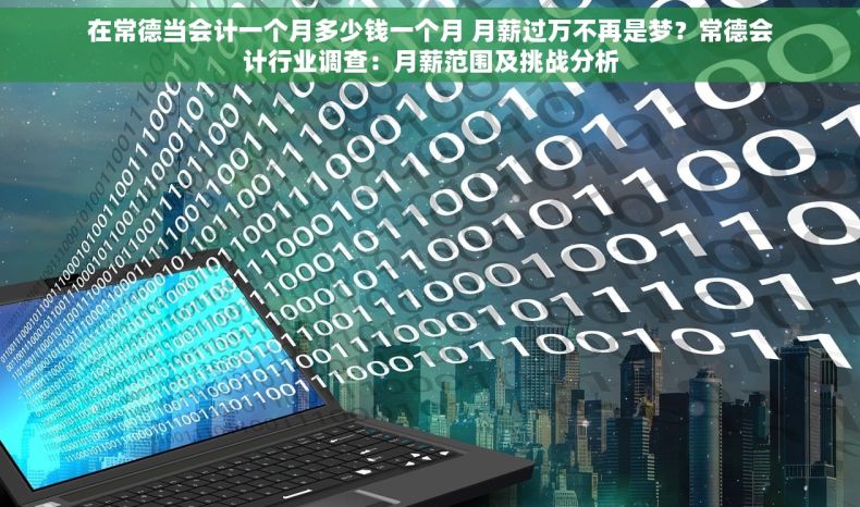 在常德当会计一个月多少钱一个月 月薪过万不再是梦？常德会计行业调查：月薪范围及挑战分析