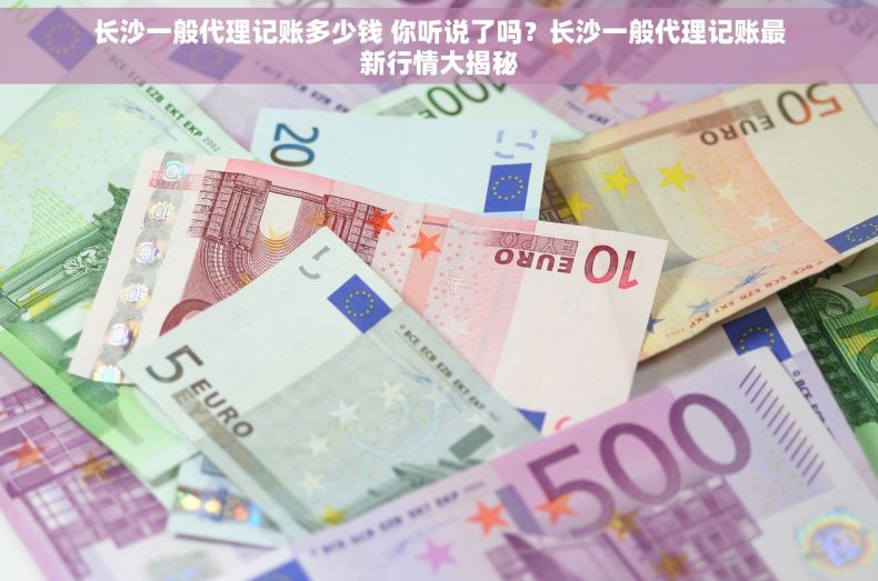 长沙一般代理记账多少钱 你听说了吗？长沙一般代理记账最新行情大揭秘