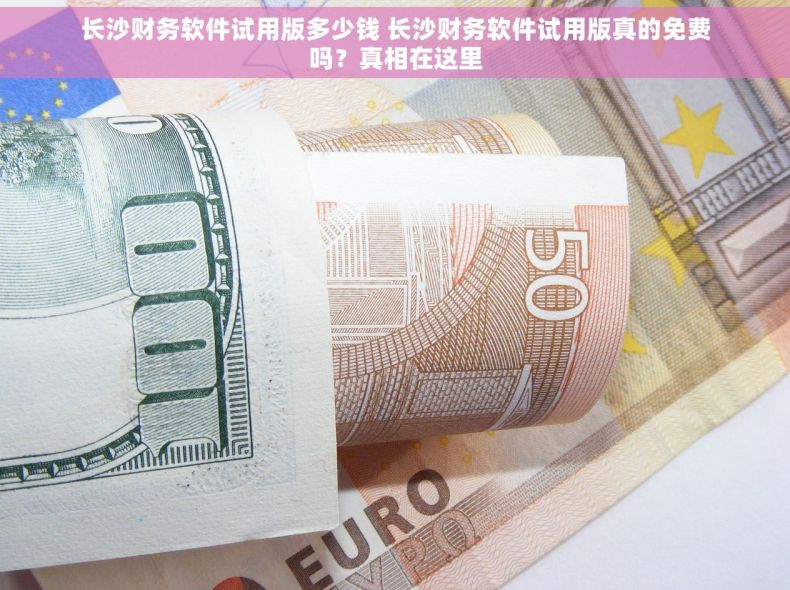 长沙财务软件试用版多少钱 长沙财务软件试用版真的免费吗？真相在这里