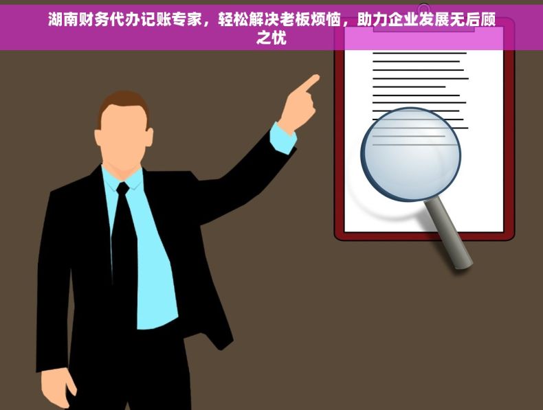 湖南财务代办记账专家，轻松解决老板烦恼，助力企业发展无后顾之忧