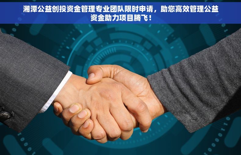 湘潭公益创投资金管理专业团队限时申请，助您高效管理公益资金助力项目腾飞！