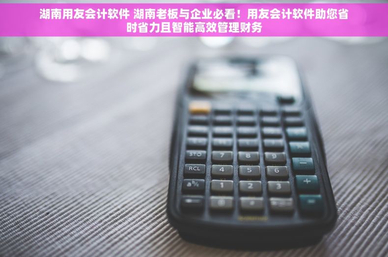 湖南用友会计软件 湖南老板与企业必看！用友会计软件助您省时省力且智能高效管理财务
