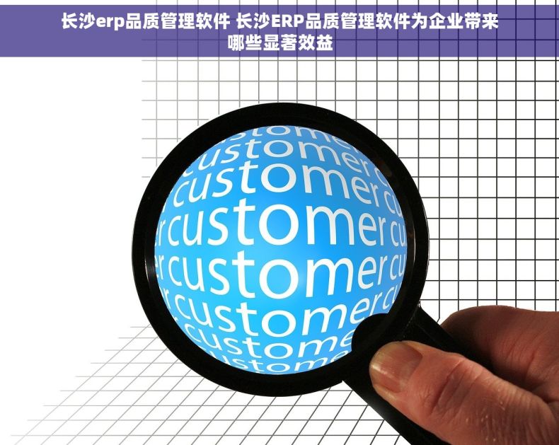 长沙erp品质管理软件 长沙ERP品质管理软件为企业带来哪些显著效益