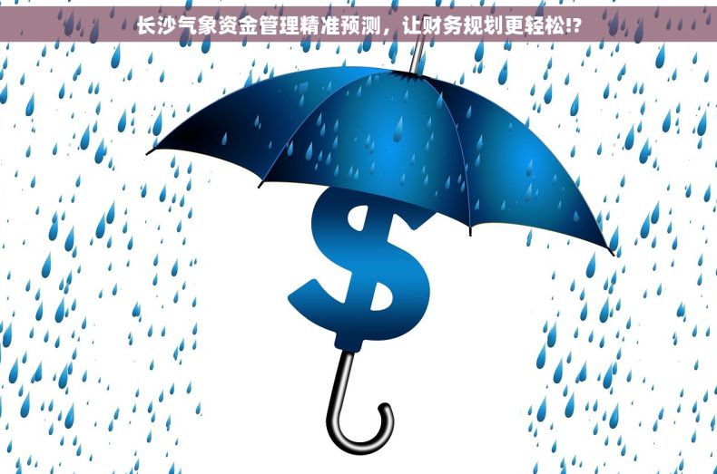 长沙气象资金管理精准预测，让财务规划更轻松!?