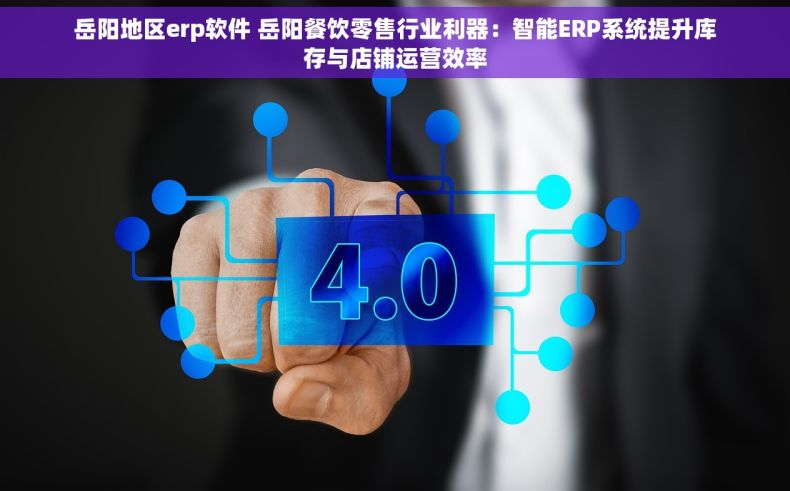 岳阳地区erp软件 岳阳餐饮零售行业利器：智能ERP系统提升库存与店铺运营效率