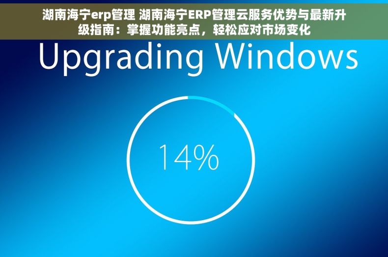 湖南海宁erp管理 湖南海宁ERP管理云服务优势与最新升级指南：掌握功能亮点，轻松应对市场变化