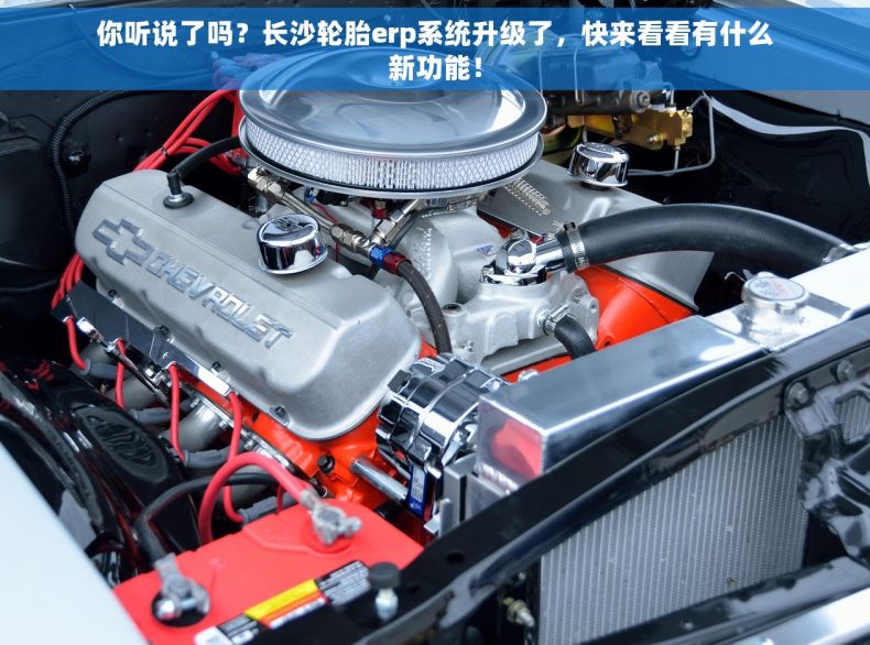你听说了吗？长沙轮胎erp系统升级了，快来看看有什么新功能！