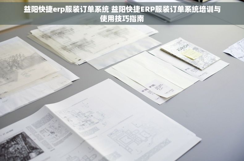 益阳快捷erp服装订单系统 益阳快捷ERP服装订单系统培训与使用技巧指南