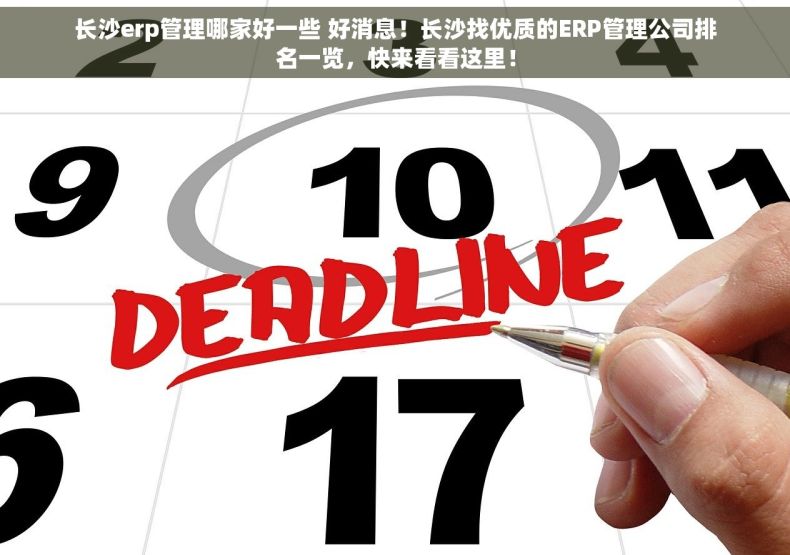 长沙erp管理哪家好一些 好消息！长沙找优质的ERP管理公司排名一览，快来看看这里！