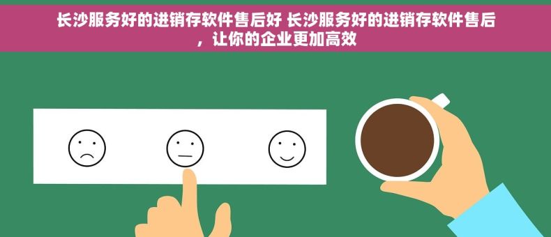 长沙服务好的进销存软件售后好 长沙服务好的进销存软件售后，让你的企业更加高效