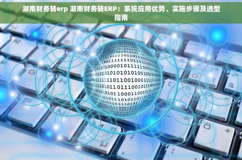 湖南财务转erp 湖南财务转ERP：系统应用优势、实施步骤及选型指南
