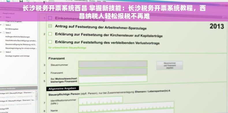 长沙税务开票系统西昌 掌握新技能：长沙税务开票系统教程，西昌纳税人轻松报税不再难