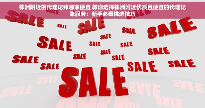 株洲附近的代理记账哪家便宜 教你选择株洲附近优质且便宜的代理记账服务：新手必看挑选技巧