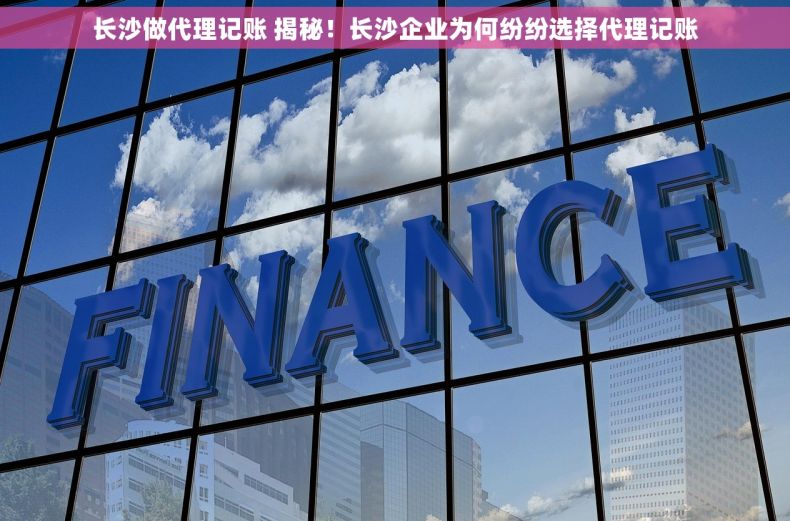 长沙做代理记账 揭秘！长沙企业为何纷纷选择代理记账