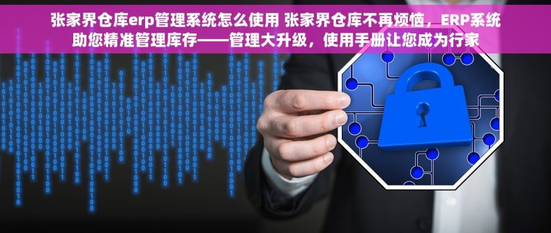 张家界仓库erp管理系统怎么使用 张家界仓库不再烦恼，ERP系统助您精准管理库存——管理大升级，使用手册让您成为行家