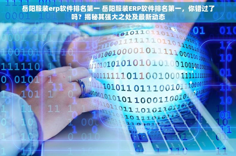 岳阳服装erp软件排名第一 岳阳服装ERP软件排名第一，你错过了吗？揭秘其强大之处及最新动态