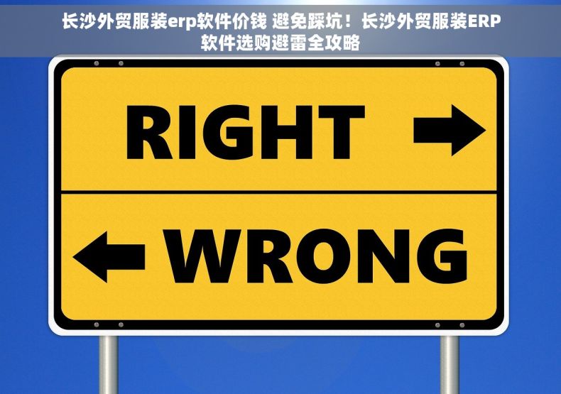 长沙外贸服装erp软件价钱 避免踩坑！长沙外贸服装ERP软件选购避雷全攻略