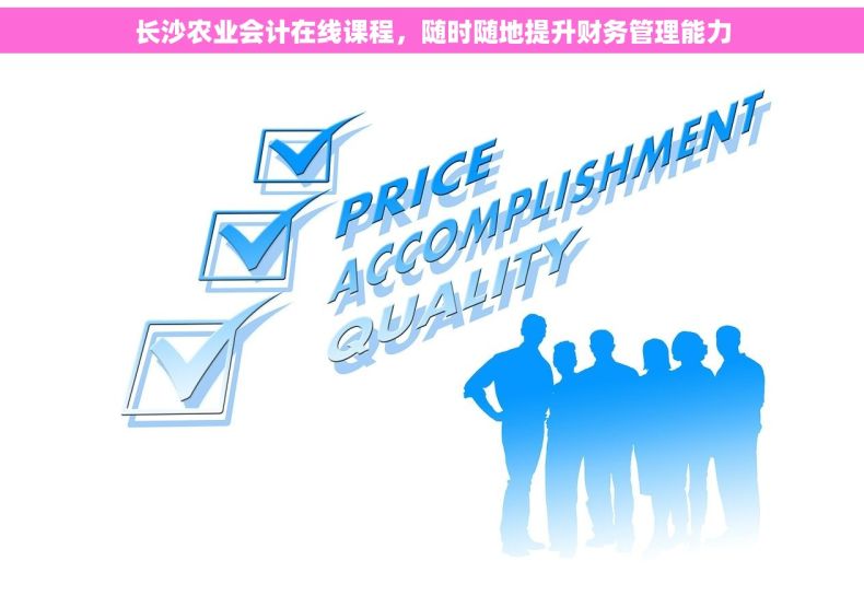 长沙农业会计在线课程，随时随地提升财务管理能力