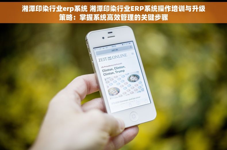 湘潭印染行业erp系统 湘潭印染行业ERP系统操作培训与升级策略：掌握系统高效管理的关键步骤