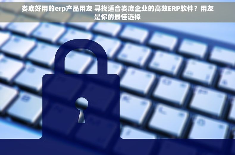 娄底好用的erp产品用友 寻找适合娄底企业的高效ERP软件？用友是你的最佳选择