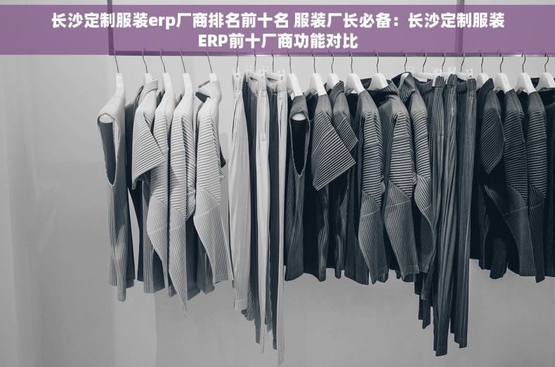 长沙定制服装erp厂商排名前十名 服装厂长必备：长沙定制服装ERP前十厂商功能对比