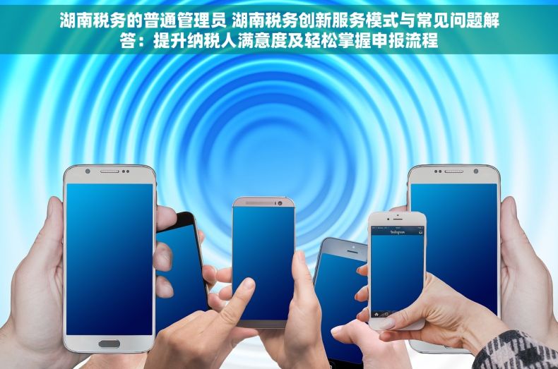湖南税务的普通管理员 湖南税务创新服务模式与常见问题解答：提升纳税人满意度及轻松掌握申报流程