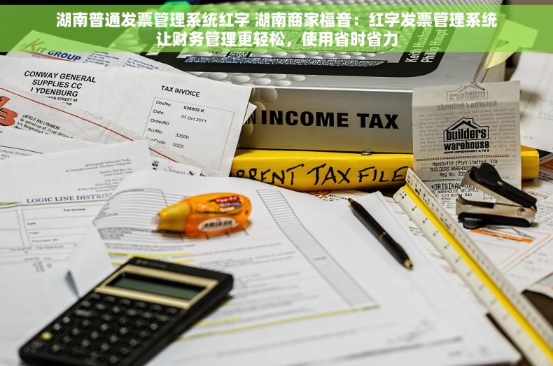 湖南普通发票管理系统红字 湖南商家福音：红字发票管理系统让财务管理更轻松，使用省时省力