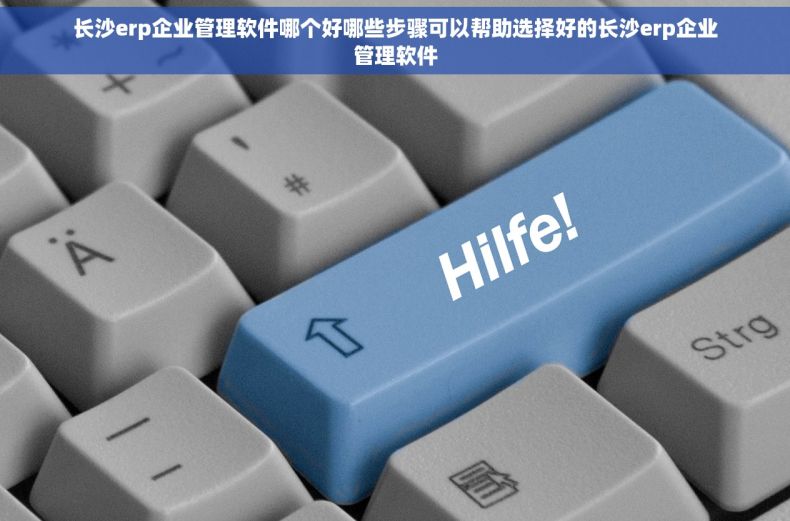长沙erp企业管理软件哪个好哪些步骤可以帮助选择好的长沙erp企业管理软件