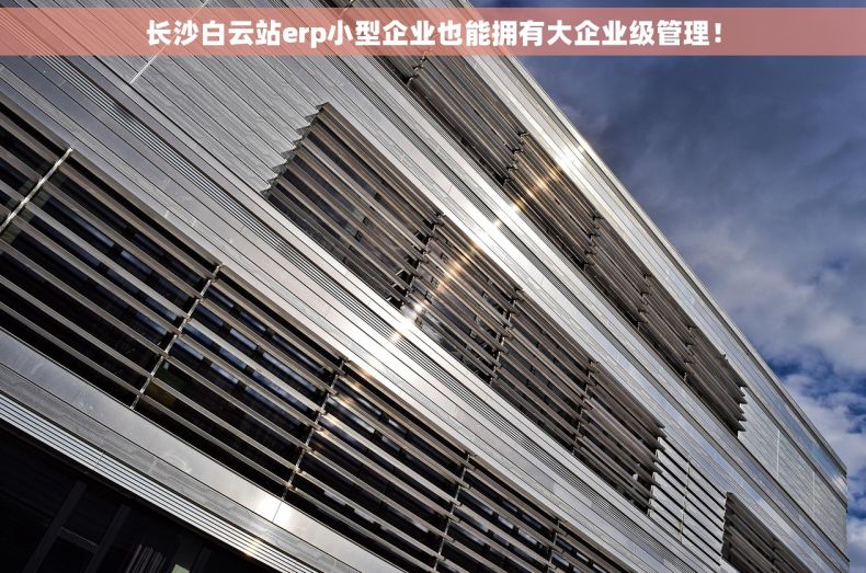 长沙白云站erp小型企业也能拥有大企业级管理！