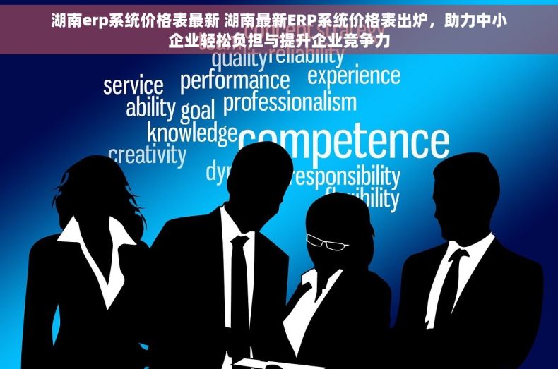 湖南erp系统价格表最新 湖南最新ERP系统价格表出炉，助力中小企业轻松负担与提升企业竞争力