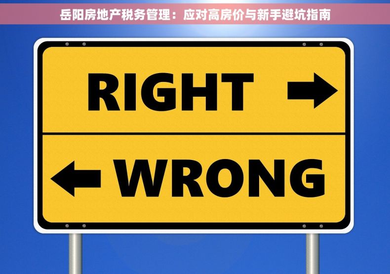 岳阳房地产税务管理：应对高房价与新手避坑指南