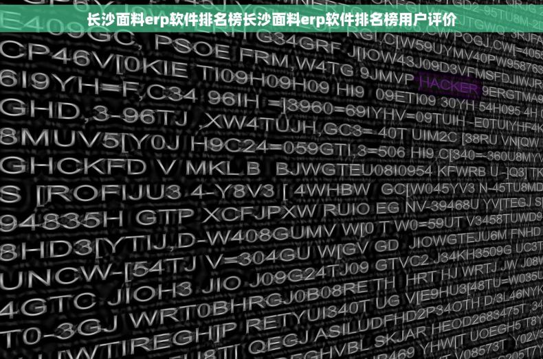长沙面料erp软件排名榜长沙面料erp软件排名榜用户评价