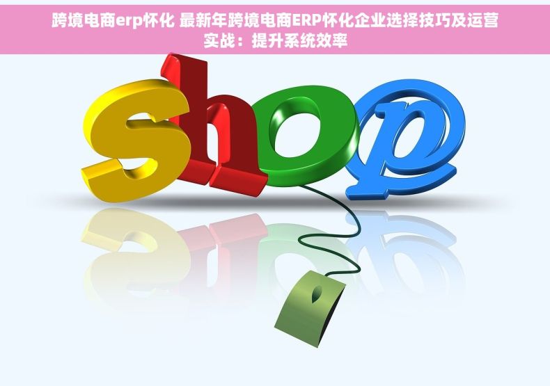 跨境电商erp怀化 最新年跨境电商ERP怀化企业选择技巧及运营实战：提升系统效率