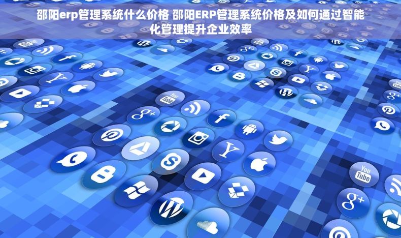 邵阳erp管理系统什么价格 邵阳ERP管理系统价格及如何通过智能化管理提升企业效率