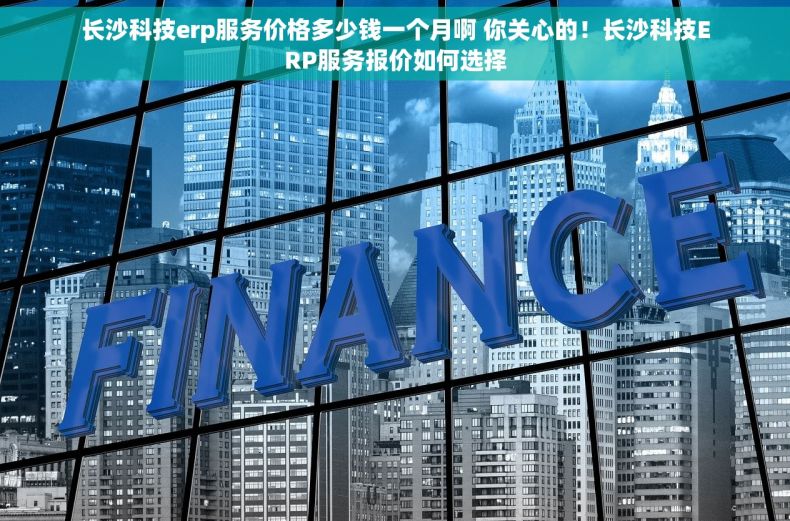 长沙科技erp服务价格多少钱一个月啊 你关心的！长沙科技ERP服务报价如何选择