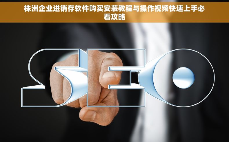 株洲企业进销存软件购买安装教程与操作视频快速上手必看攻略